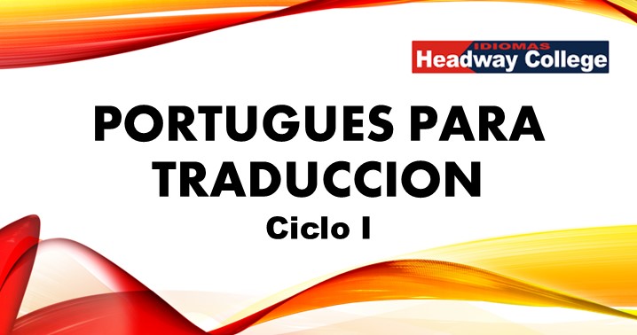 PORTUGUES PARA TRADUCCION I