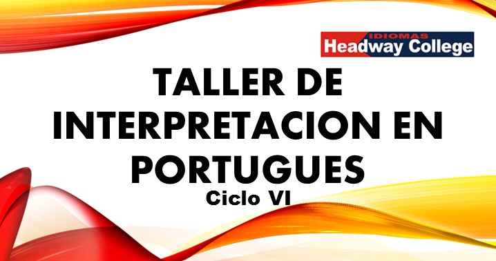 TALLER DE TRADUCCION E INTERPRETACION EN PORTUGUES 